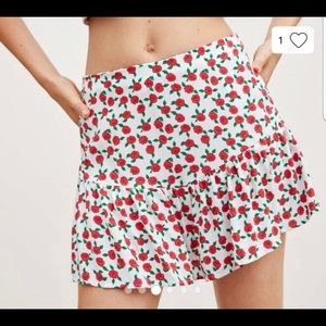 Zara Floral Print Skort